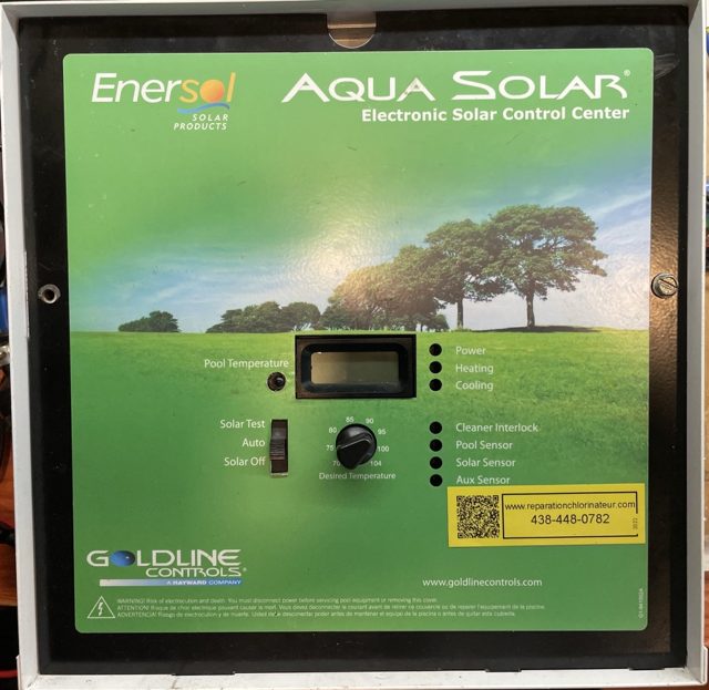Contrôleur solaire Goldline Aqua Solar